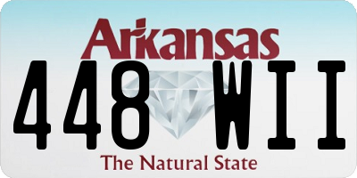 AR license plate 448WII