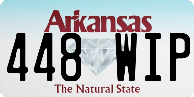 AR license plate 448WIP