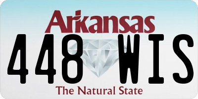 AR license plate 448WIS