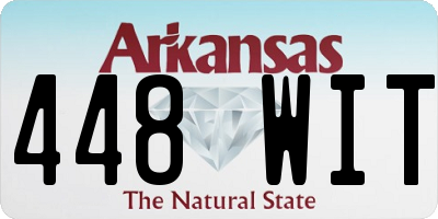 AR license plate 448WIT