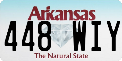 AR license plate 448WIY