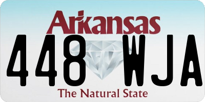 AR license plate 448WJA