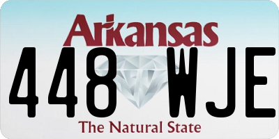 AR license plate 448WJE