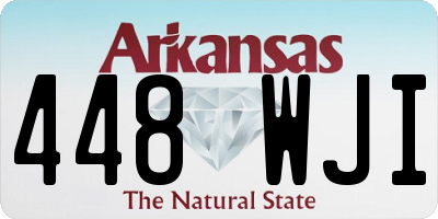 AR license plate 448WJI