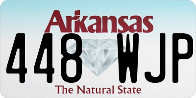 AR license plate 448WJP