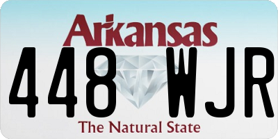 AR license plate 448WJR