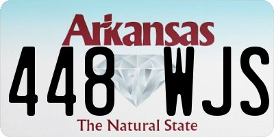 AR license plate 448WJS