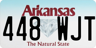 AR license plate 448WJT