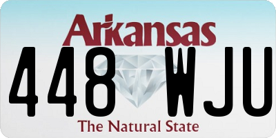 AR license plate 448WJU