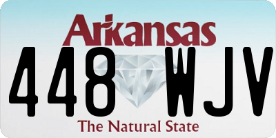 AR license plate 448WJV