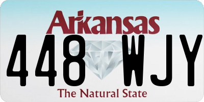 AR license plate 448WJY