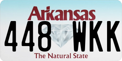 AR license plate 448WKK