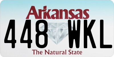 AR license plate 448WKL