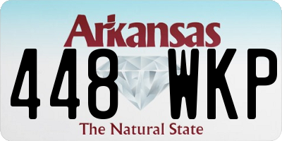 AR license plate 448WKP