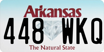 AR license plate 448WKQ