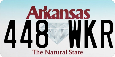 AR license plate 448WKR