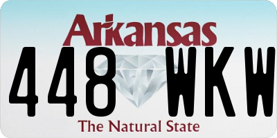 AR license plate 448WKW