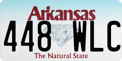 AR license plate 448WLC