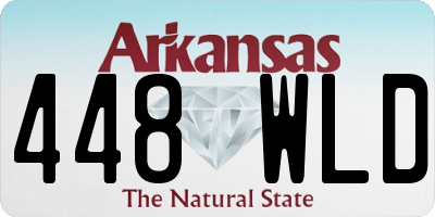 AR license plate 448WLD