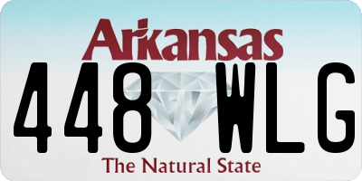 AR license plate 448WLG
