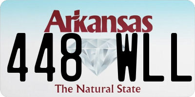 AR license plate 448WLL