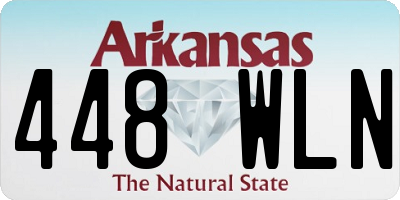 AR license plate 448WLN