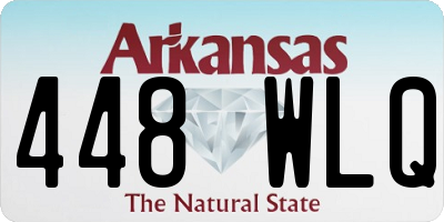 AR license plate 448WLQ