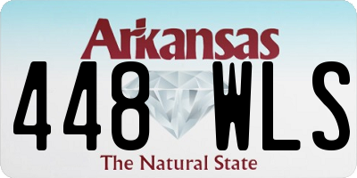 AR license plate 448WLS