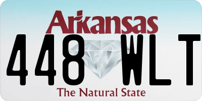 AR license plate 448WLT