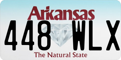 AR license plate 448WLX