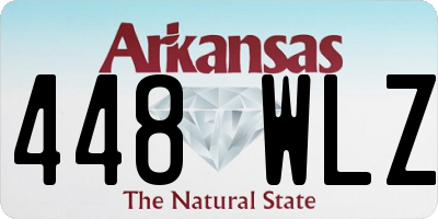 AR license plate 448WLZ