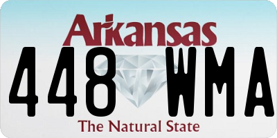 AR license plate 448WMA