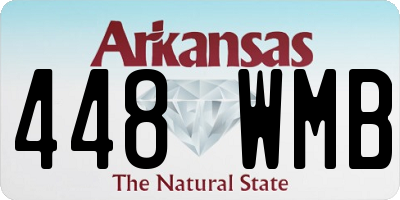 AR license plate 448WMB