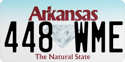 AR license plate 448WME