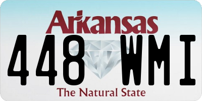 AR license plate 448WMI