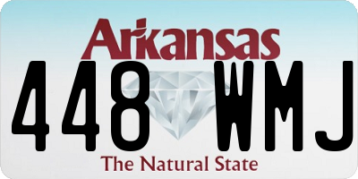 AR license plate 448WMJ