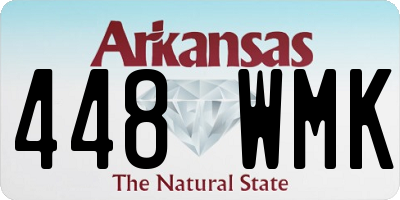 AR license plate 448WMK