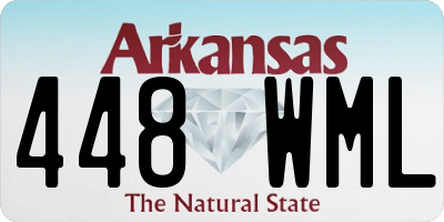 AR license plate 448WML
