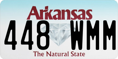AR license plate 448WMM