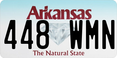 AR license plate 448WMN