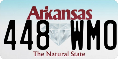 AR license plate 448WMO