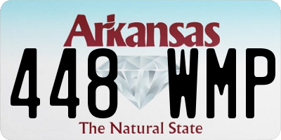 AR license plate 448WMP