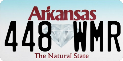 AR license plate 448WMR