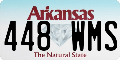 AR license plate 448WMS
