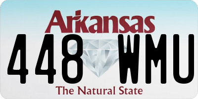 AR license plate 448WMU