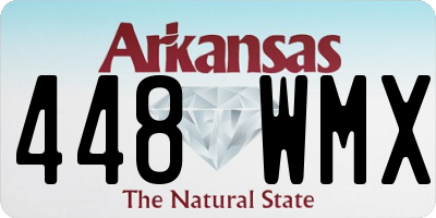 AR license plate 448WMX