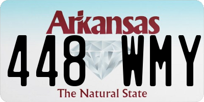 AR license plate 448WMY