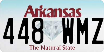 AR license plate 448WMZ
