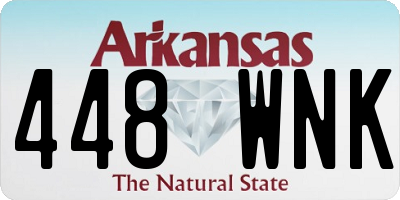 AR license plate 448WNK