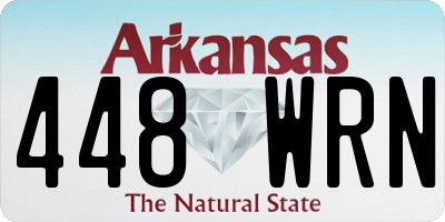 AR license plate 448WRN